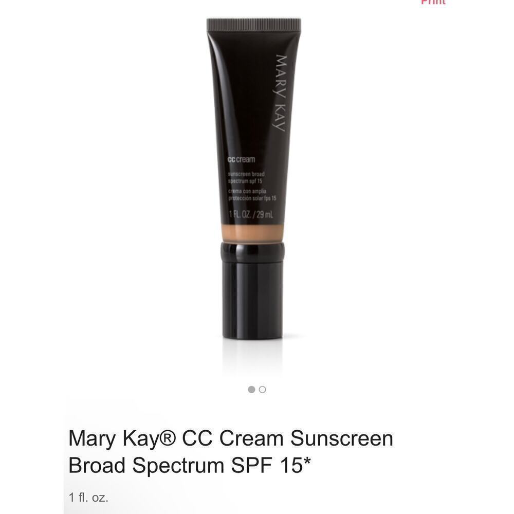 Mary Kay CC Cream SPF 15 Shade Deep Makeup Cosmetics foundation concealer POC
